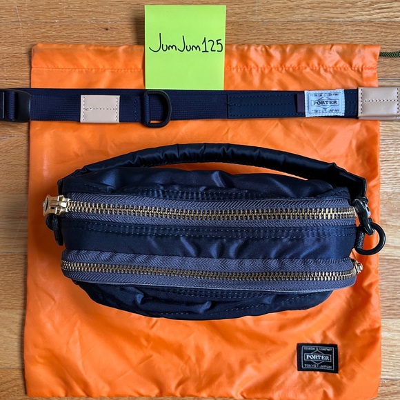 PORTER PX TANKER ESSENTIAL BAG UNISEX IRON BLUE - Picture 4 of 13